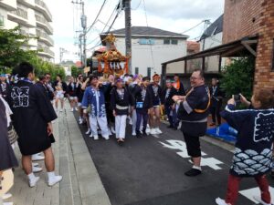 天沼八幡2024例大祭｜神輿の様子