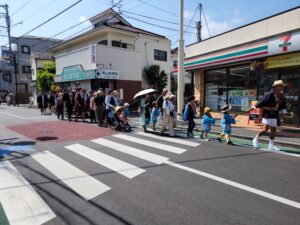 天沼新生会こども神輿2025 お神輿の様子