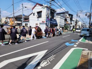 天沼新生会こども神輿2025 お神輿の写真